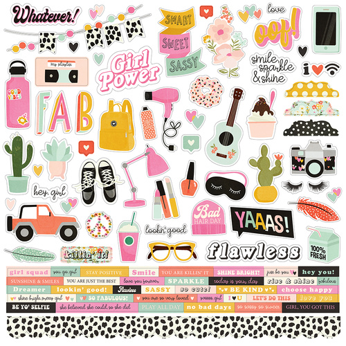 Simple Stories Kate & Ash Combo Stickers