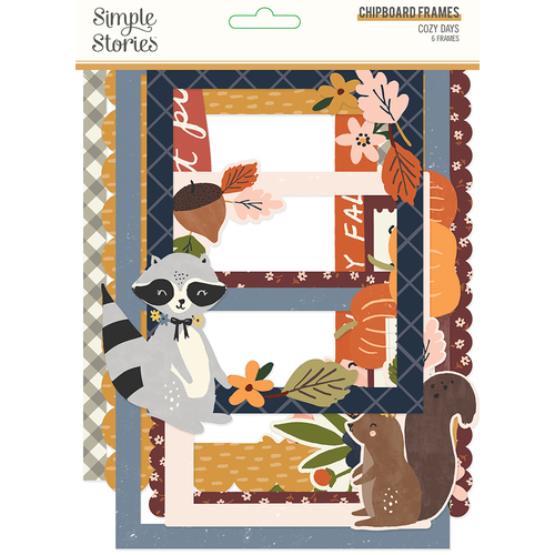Simple Stories Cozy Days Chipboard Frames
