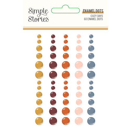 Simple Stories Cozy Days Enamel Dots