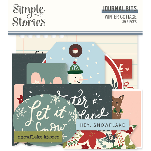 Simple Stories Winter Cottage Journal Bits & Pieces