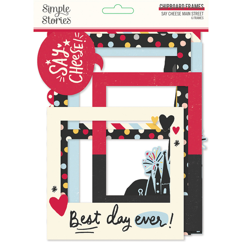 Simple Stories Say Cheese Main Street Chipboard Frames