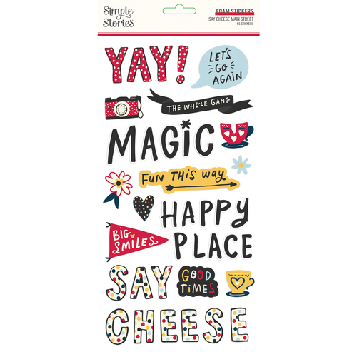 Simple Stories Say Cheese Main Street Foam Stickers