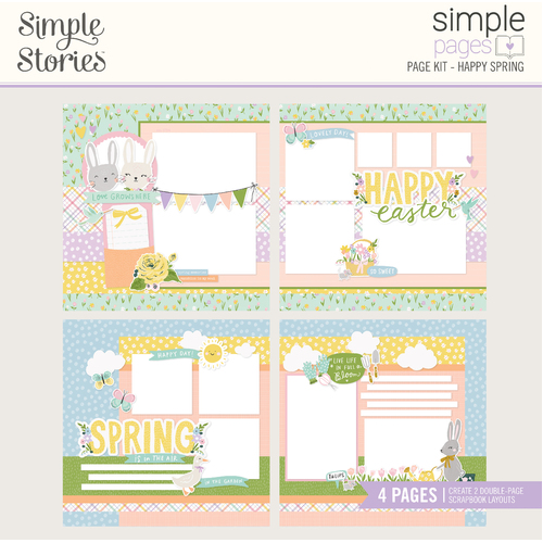 Simple Stories Happy Spring Simple Pages Page Kit