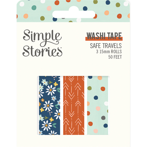 Simple Stories Safe Travels Washi Tape