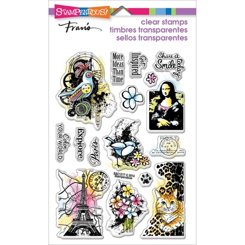 Stampendous Cling Stamp Eclectic Charms 