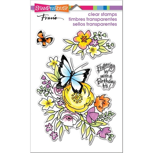 Stampendous Perfectly Clear Stamp Flutters & Flowers