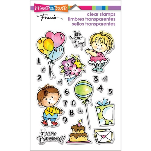 Stampendous Perfectly Clear Stamp Birthday Kids