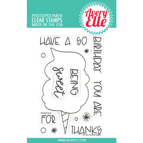Avery Elle Clear Stamp Cotton Candy