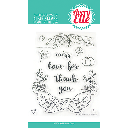 Avery Elle Stamp Fall Foliage