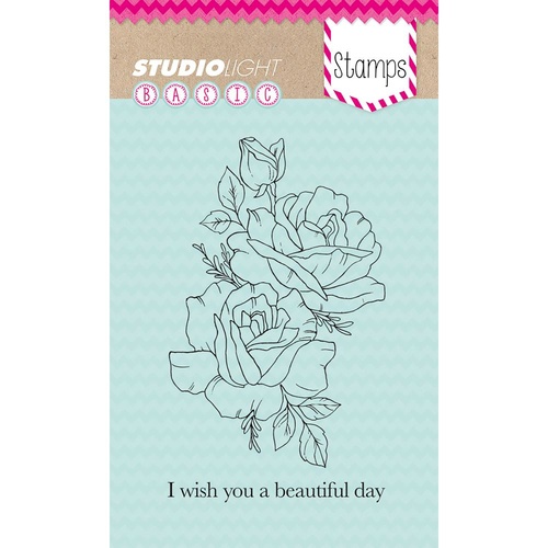 Studio Light Basic A6 Stamp I WIsh You a Beautiful Day