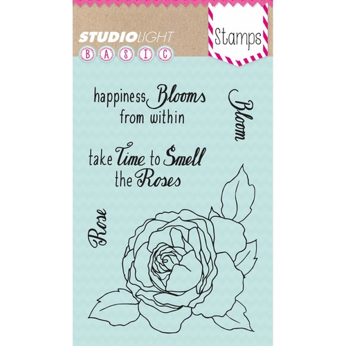 Studio Light Basic A6 Stamp Happiness Blooms