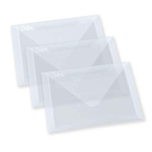 Sizzix Plastic Envelopes 3pk