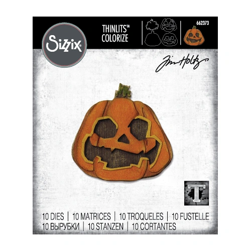 Sizzix Thinlits Die Set 10PK - Jack-o-Lantern Colorize by Tim Holtz