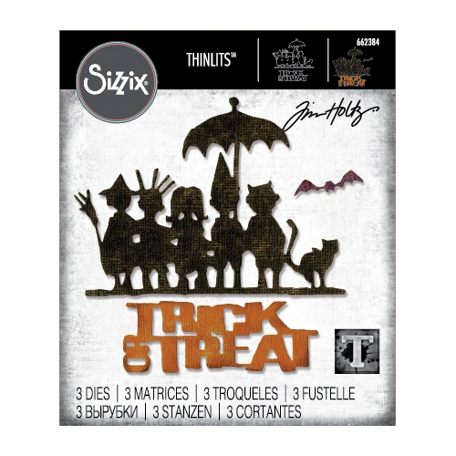 Sizzix Thinlits Die Set 3PK Trick-or-Treat by Tim Holtz