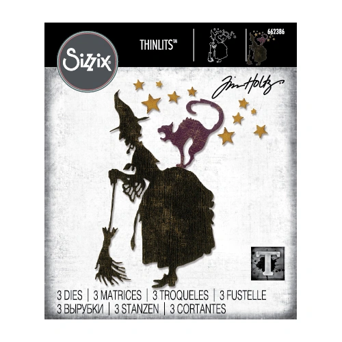 Sizzix Thinlits Die Set 3PK Witchcraft by Tim Holtz