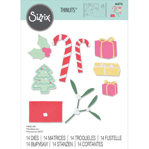 Sizzix Stocking Fillers Thinlits Die Set