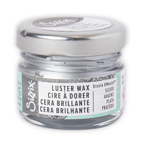 Sizzix Effectz Luster Wax Silver 20ml