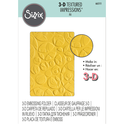 Sizzix Swiss Cheese 3D Textured Impressions Embossing Folder