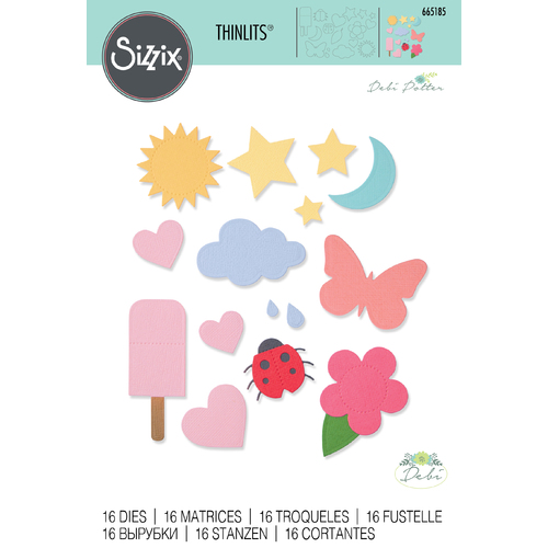 Sizzix Basic Shapes Thinlits Die Set by Debi Potter