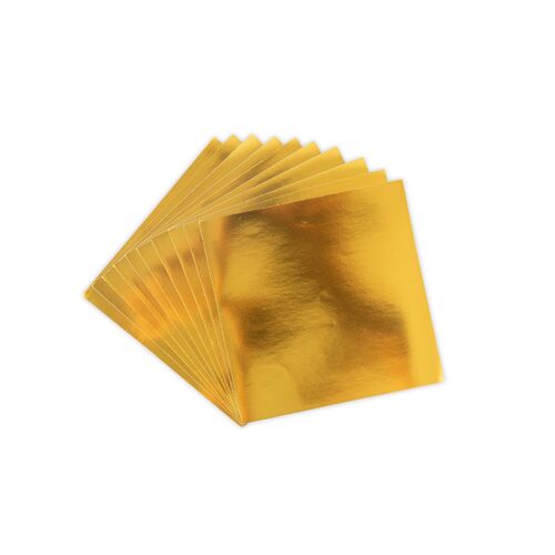 Sizzix Surfacez 6x6" Aluminium Metal Sheets Gold