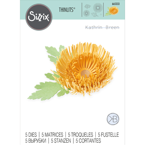 Sizzix Chrysanthemum Thinlits Die Set