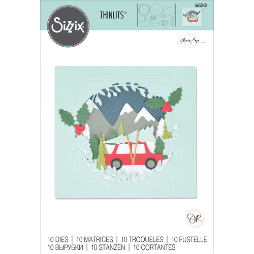 Sizzix Winter Woodland Thinlits Die Set 