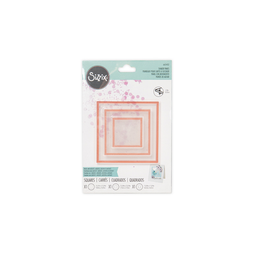 Sizzix Making Essential Squares Shaker Panes