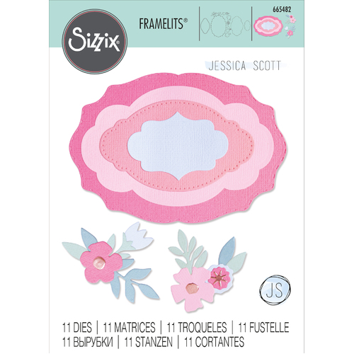 Sizzix Layered Labels Framelits Die Set