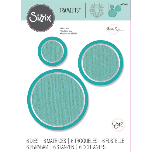 Sizzix Circles Frames Framelits Die Set