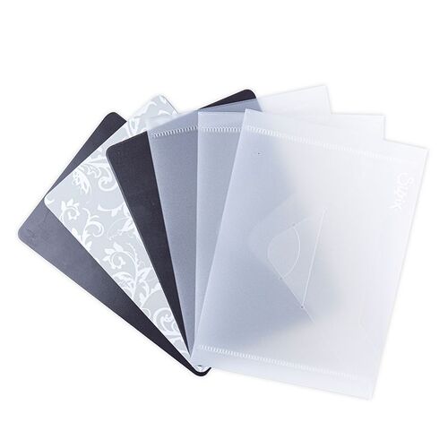 Sizzix Printed Magnetic Storage Sheets with Envelopes (6.5x4.375") 3pk