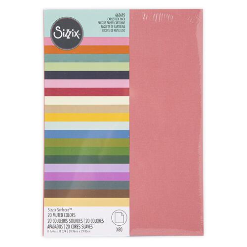 Sizzix Surfacez Muted Cardstock Pack