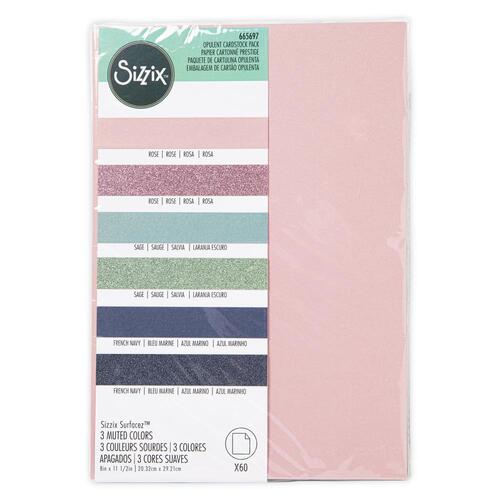 Sizzix Surfacez Muted Opulent Cardstock Pack
