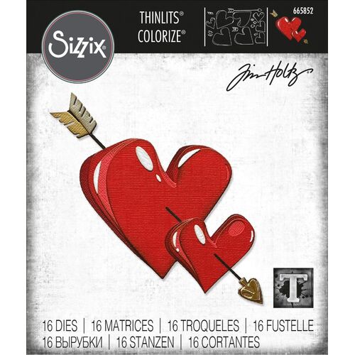 Tim Holtz Lovestruck Colorize Thinlits Die Set