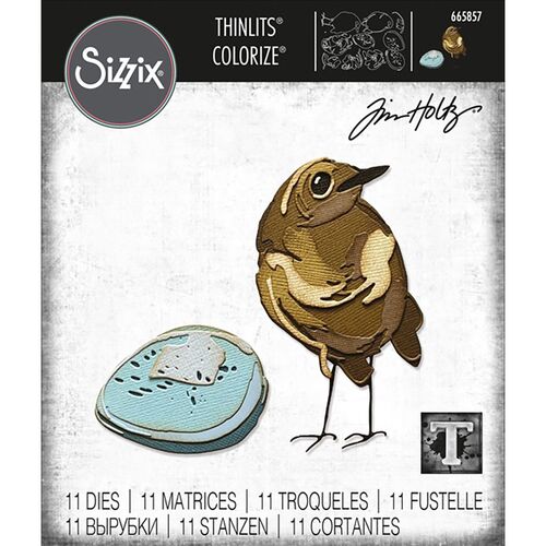 Tim Holtz Bird & Egg Colorize Thinlits Die Set
