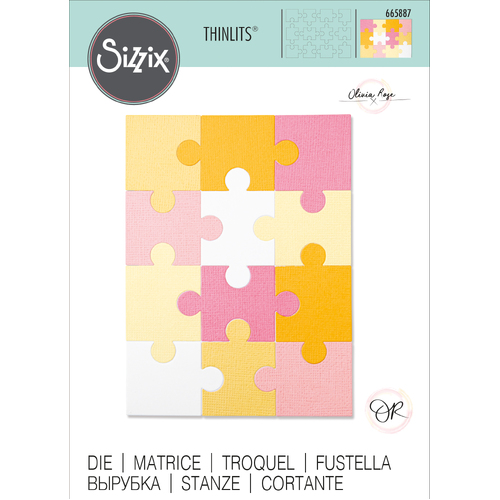 Sizzix Jigsaw Thinlits Die by Olivia Rose