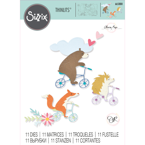 Sizzix Joy Riders Thinlits Die Set