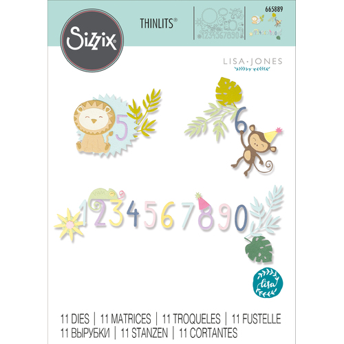 Sizzix Jungle Fun Thinlits Die Set