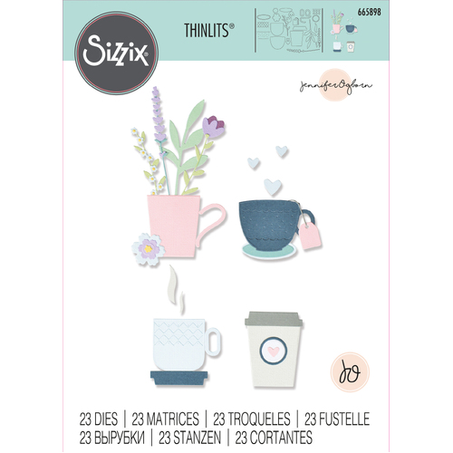 Sizzix Tea Cups Thinlits Die Set