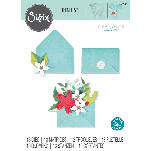 Sizzix Festive Envelopes Thinlits Die Set