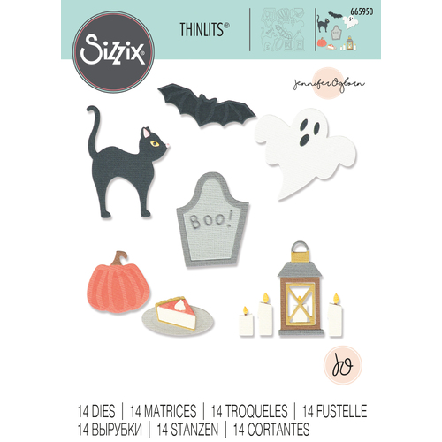 Sizzix Halloween Motifs Thinlits Die Set