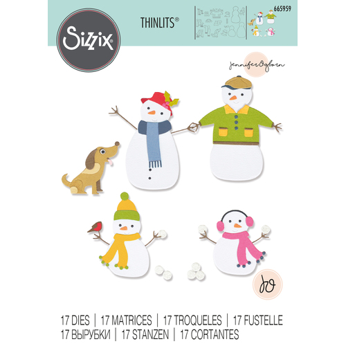 Sizzix Snow Family Thinlits Die Set