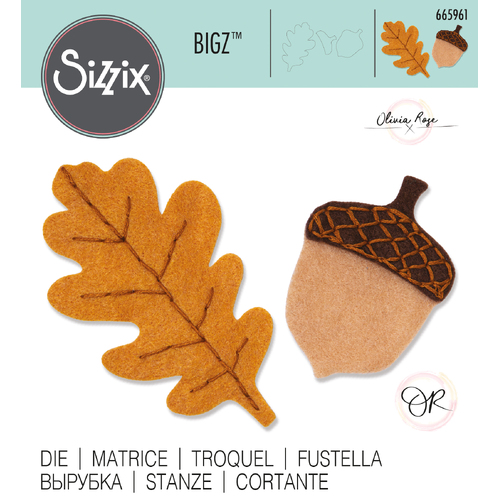 Sizzix Acord & Oak Leaf Bigz Die