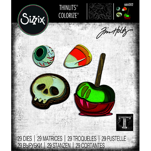 Tim Holtz Trick or Treat Colorize Thinlits Die Set