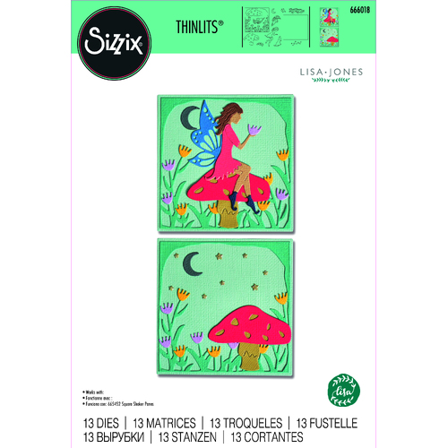 Sizzix Fairy Scene Thinlits Die Set