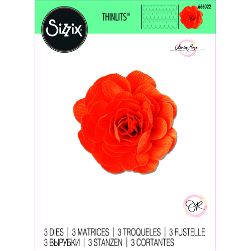 Sizzix Pom-Pom Flower Thinlits Die Set