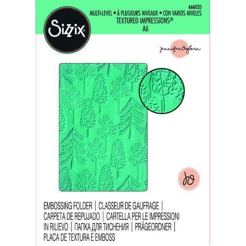 Sizzix Forest Multi-Level Textured Impressions Embossing Folder
