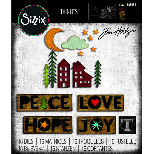 Tim Holtz Christmas Cutouts Thinlits Die Set