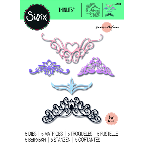 Sizzix Fanciful Corners Thinlits Die Set