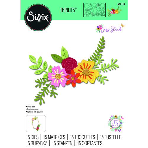 Sizzix Floral Cluster Thinlits Die Set