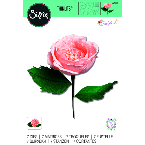 Sizzix Garden Rose Thinlits Die Set